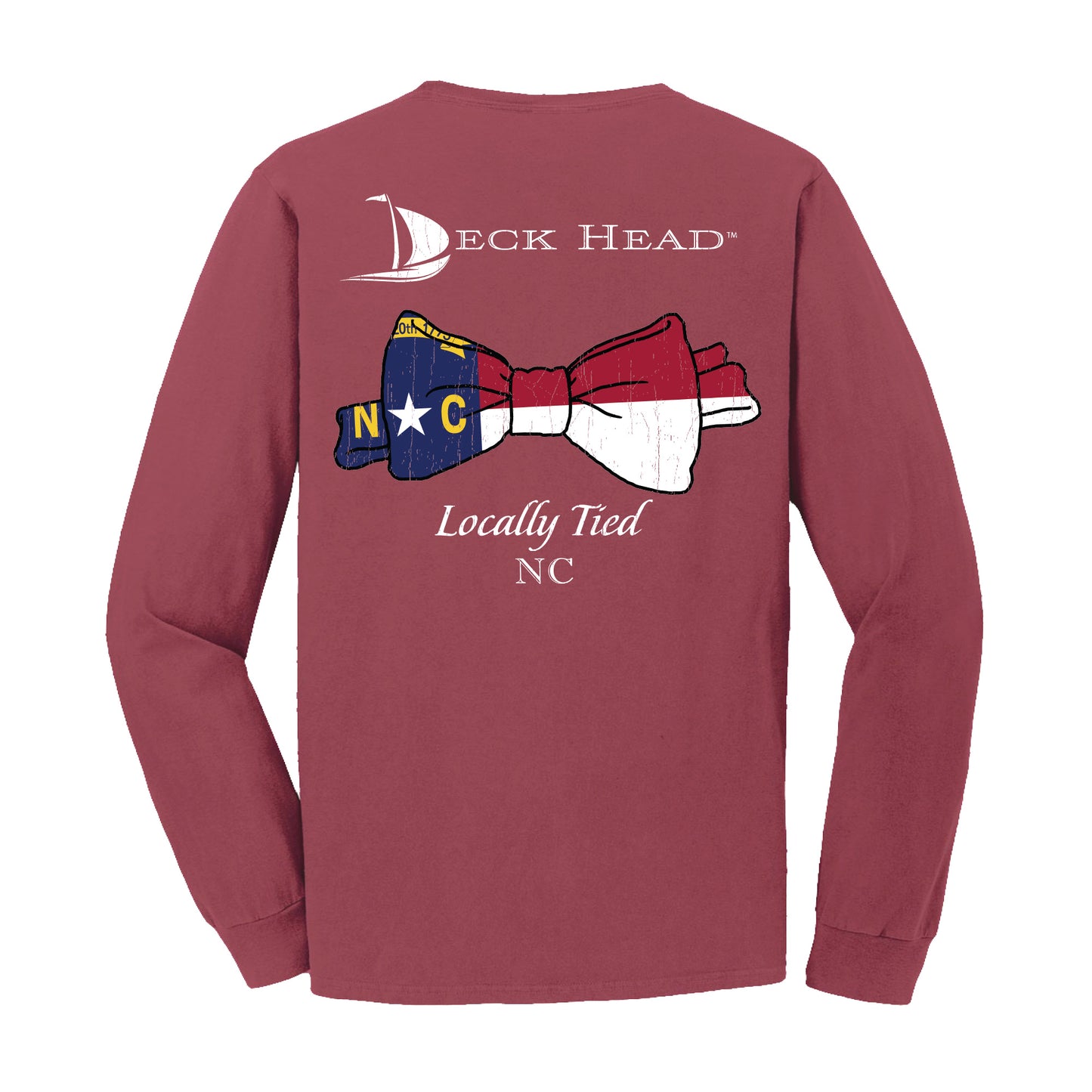 Locally Tied North Carolina Pocket Long Sleeve Shirt